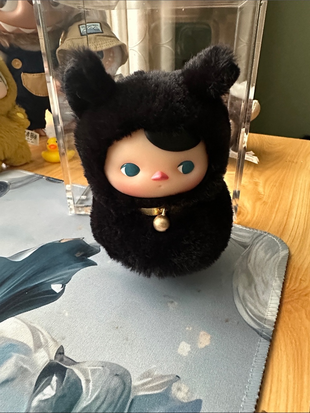 Pucky Roly Poly black cat